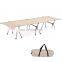Aluminium Metal Outdoor Army Military Folding Bed Camping Luxury Sleeping  Bed Cot with Carry Bag