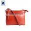 Unique Design Hot Selling Anthracite Fitting and Matching Stitching Genuine Leather Women Sling Bag for Sale