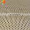 Gold punching plate perforated metal mesh for decoration curtain wall