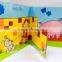 FDT customized lovely baby animal soft touch and feel board book printing