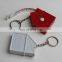 House Shaped Promotional Tape Measure With Keychain