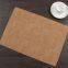 PU Leather Christmas Placemats Table Mat Pad Wipeable For Dining Table