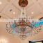 Hotel Wedding Lobby Large Decorative Hanging Light Candle Luxury K9 Crystal Chandelier