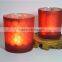 New fashion mercury glass jars 8cm height frosted candle containers