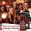 2022 New Luxury Home Decorations Santa Claus Snowman Ornaments Xmas Party Merry Christmas Decor Wine Bottle Cover