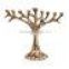Jerusalam brass candelabras candle holder with antique finish , menorah candlestick holder and handicraft menorah candle holder