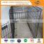 outdoor boxed black powder-coated welded dog kennels