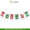 Xmas 2m Colorful Hanging Flag Christmas Festival Party Snowman Santa Decoration