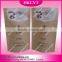 custom printing flat bottom kraft paper bag with window