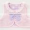 Japanese wholesale products high quality cute ribbon baby winter clothes vest for girl kids wear toddler clothing children