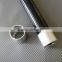 Telescopic pole with aluminum cap using for protecting telescoping pole