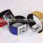 Bling Bling Crystal Rhinestones Soft Comfortable Wrap Bracelet, Adjustable Size Button Clasps Wristband