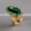 Vagabond vintage geodes druzy ring wholesale gold plated ring base metal ring                        
                                                Quality Choice