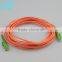 FTTH high quality E2000 multimode Optical Fiber Patch Cords
