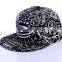 BSH016B 3D embroidered graffiti baseball caps New fashion sport hat