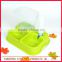 Private label custom color automatic plastic pet feeder dog drinking fountain