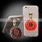 Transparent Back Cover Liquid XO Bottle Soft TPU Case with Kickstand Cell Phone Cases for Iphone and Samsung