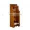 Brand New Portable Plastic DIY Movable round triangle Bookshelf bedside table#SP-BB013