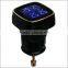 4-internal TPMS flat tire pressure sensor with cigarette lighter LCD display