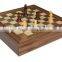 High Glossy Finish 2 in 1 Chess Set Wooden