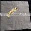 100% virgin wood pulp Dyeing paper napkins printed gold foil logo
