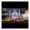 beautiful crystal castle light sculpture