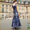 Presley oem wholesale sexy long evening dress slim printed fashion dress