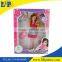 11 inches fashionable pretty girl toy set