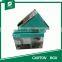 BEAUTIFUL COSMETICS PACKAGING GREEN CARTON BOX WITH WINDOW