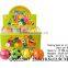 So beautiful hot sale 63mm watermelon design fluorescence rubber ball