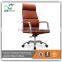 Modern office furniture classic high back office brown leather swivel chair C023A