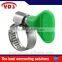 German type stainless steel butterfly hose clamp