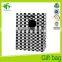 White dot in black gift secret pape bag cheap gift bags