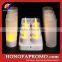 Christmas floating light led rechargeable candle with frosting cup