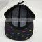 fashion girls 6panel sublimation print camper hat with embroidery patch