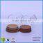 70ml Straight-sided Glass Jars With Wooden Lids For All Sorts of Arts and Crafts