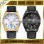 decorated small hands perfect japan movement watch date function steel watch