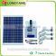 DC solar home systems Portable solar lighting kit with 12AH battery 20w solar panel