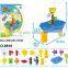 Luxury PP Pirate Boat Beach Sand Toy and Water Play Table