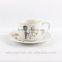 Ceramic Coffee Cups, Coffee Cup and Saucer Set