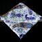 Italy Paisley Floral Border Silk Pocket Square