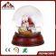 High Quality Xmas Figurines Snowglobe Metal Base