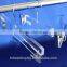 wholesale high quality acrylic plastic clothes hanger with clamp,sale plastic clothes hangers