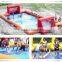 2016 New PVC inflatable water soap soccer field for sale, mini water soccer field
