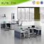 New Office Furniture Workstation Layout Soundproof Partition Used Glass Wall Cubicle Workstation