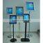 A3 stand for advertising Poster floor display Stand metal menu board