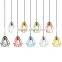 Loft Industrial Style Multicolor Edison Modern Metal Wire Frame Ceiling Pendant Hanging Light Lamp Lampshade Cage Fixture