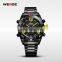 2015 Weide Men Sport stainless steel men hand watches boys fancy watches