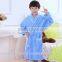 children cotton waffle quick-drying bathrobe cheap comfortable kimono collar kids bathrobes