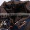 Fashion jean backpack travel canvas bags cowboy bags with contrast color, genuine leather or puFashion jean backpack travel can